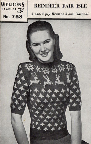 vintage christmas knits