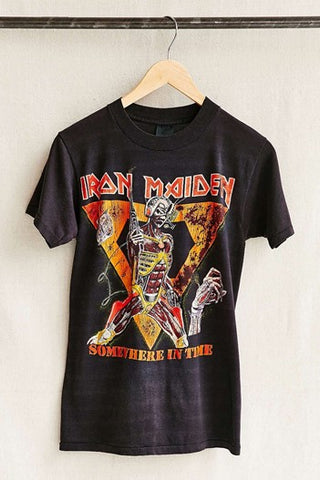 Vintage Iron Maiden band t-shirt