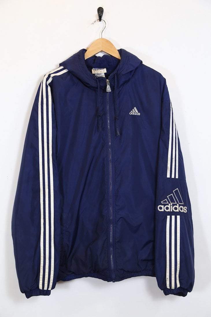 adidas hooded windbreaker