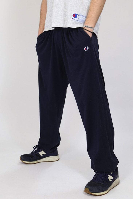 blue champion track pants