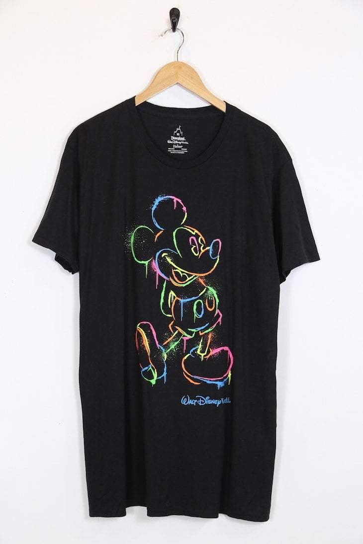 black mickey mouse t shirt