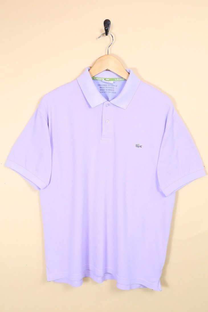 purple lacoste t shirt