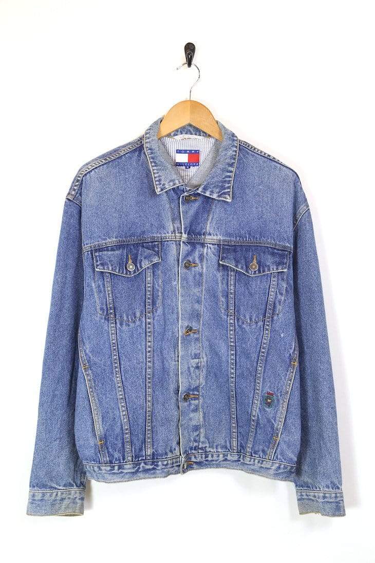 tommy hilfiger denim jacket 90s