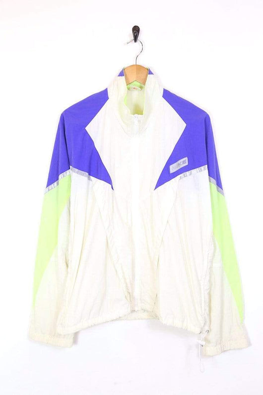 white nike windbreaker jacket