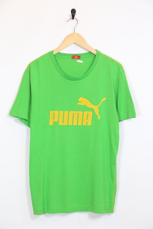 green puma shirt