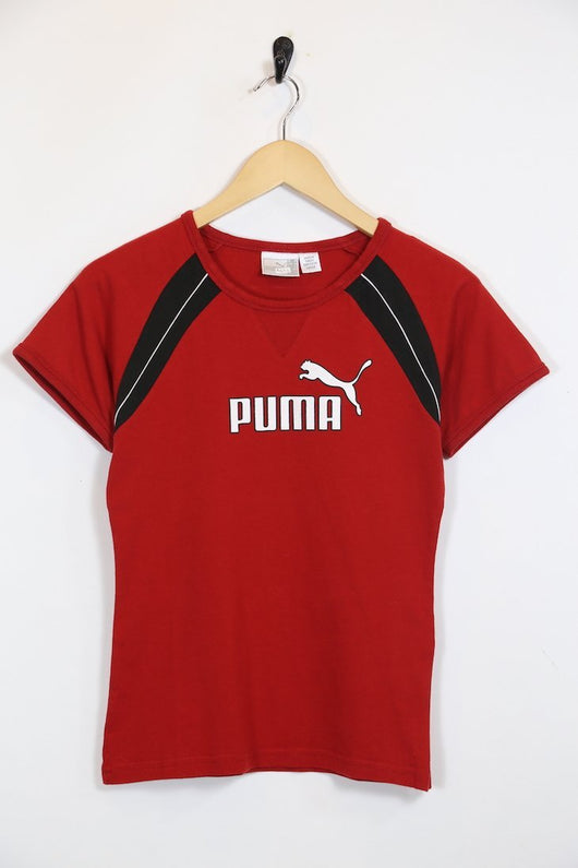 puma t shirts women's red