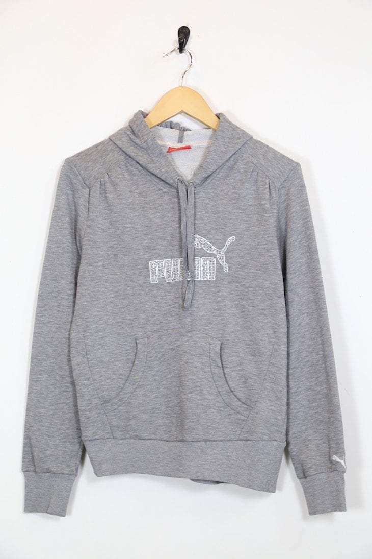 grey puma hoodie womens