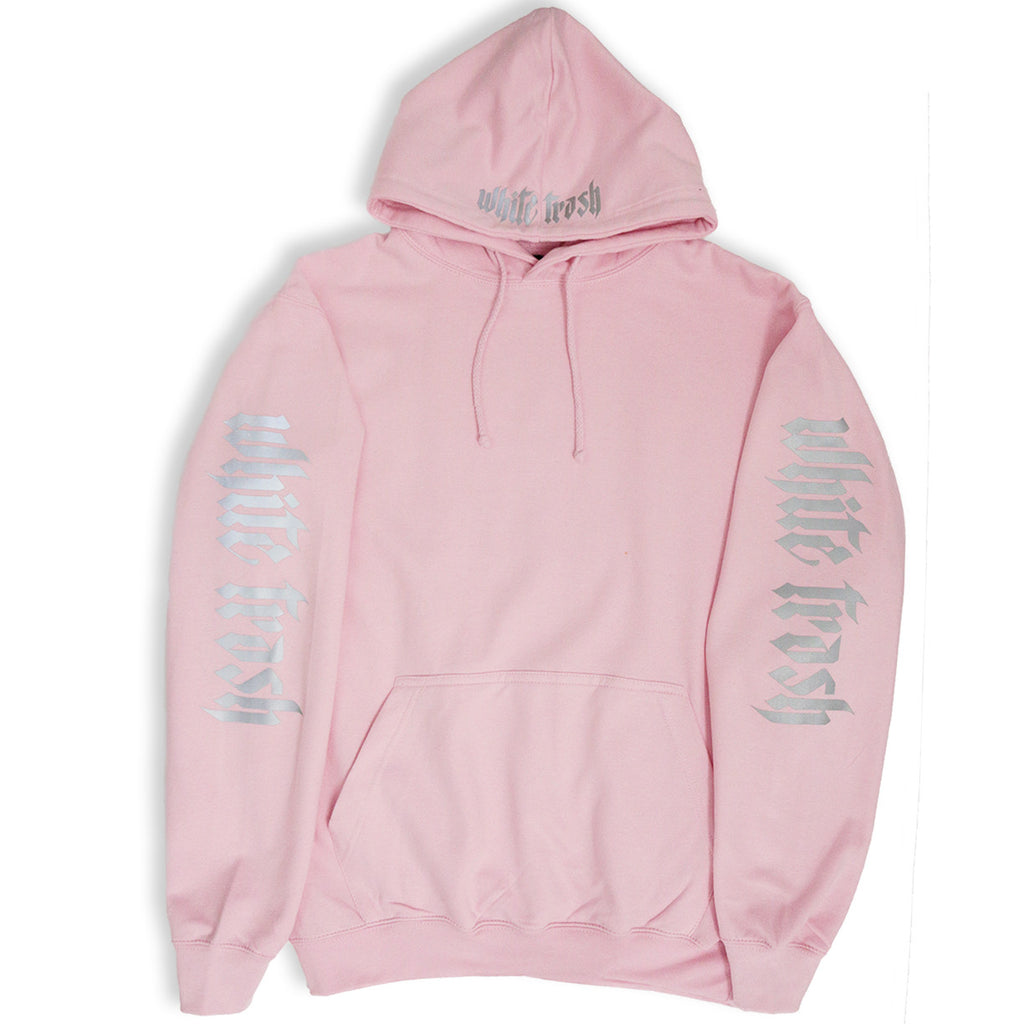 LIGHT PINK 'WHITE TRASH' OVERSIZED HOODIE (3M) – Amour