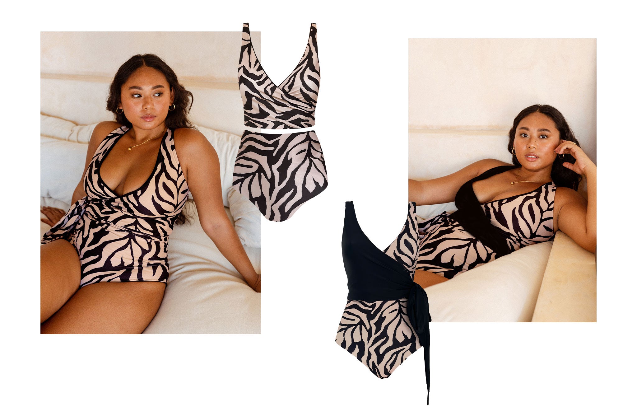 Does the Wrapsuit work for small busts? – Baiia Swimwear