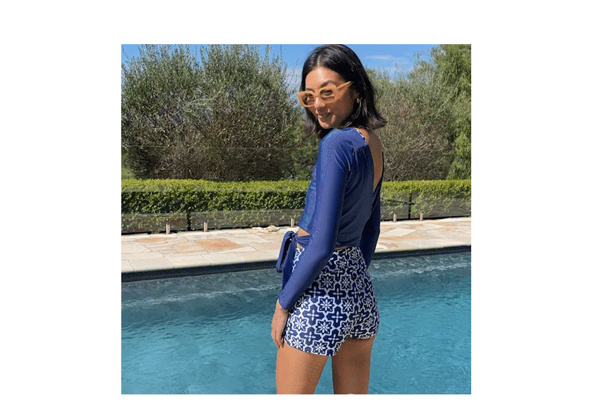 Long Sleeve Wrap Top