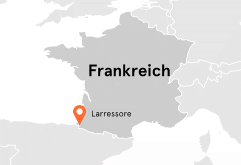 Direkt vom Feld Landkarte Frankreich Baskischer Chili