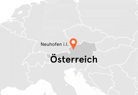 Direkt vom Feld Landkarte Österreich Koriander