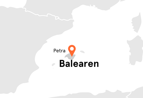 Länderumriss Balearen Erzeuger Direkt vom Feld