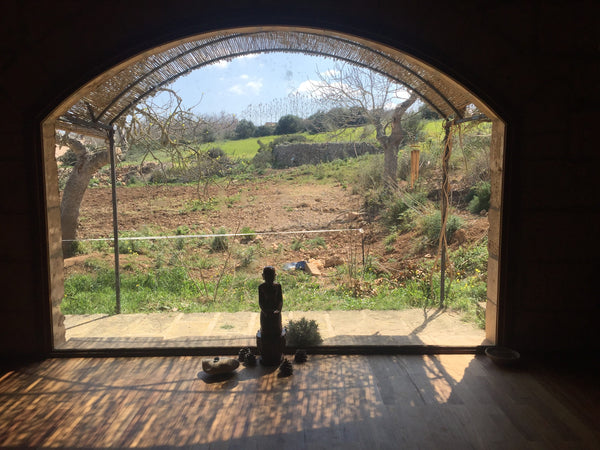 Yoga Halle auf der Finca Sa Teulera auf Malloca