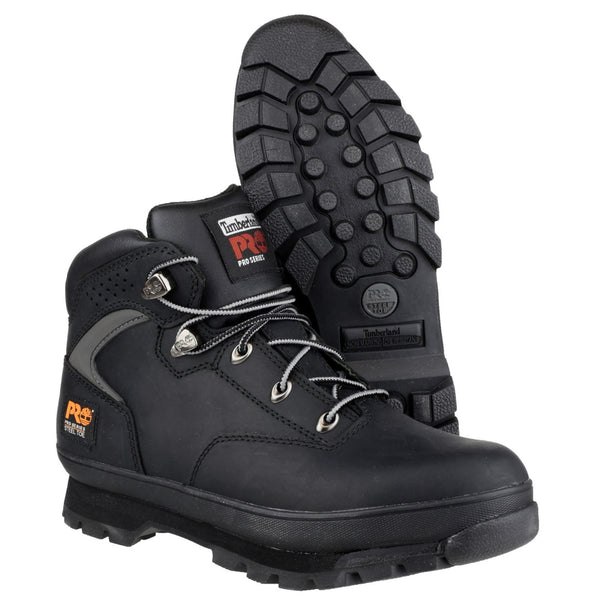 Black Euro Hiker Lace Up Safety Boot – TimberlandPRO