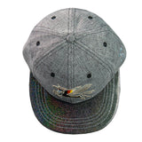 Grassroots California Stanley Mouse Spirit Traveler Gray Glitter Kids Snapback Hat