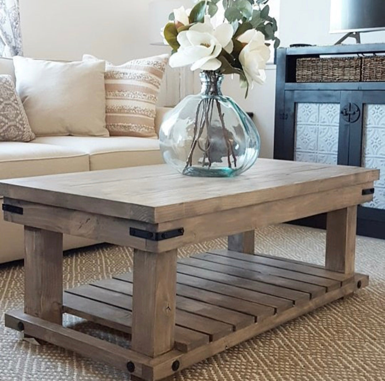 DIY Industrial Coffee Table – Handmade Haven