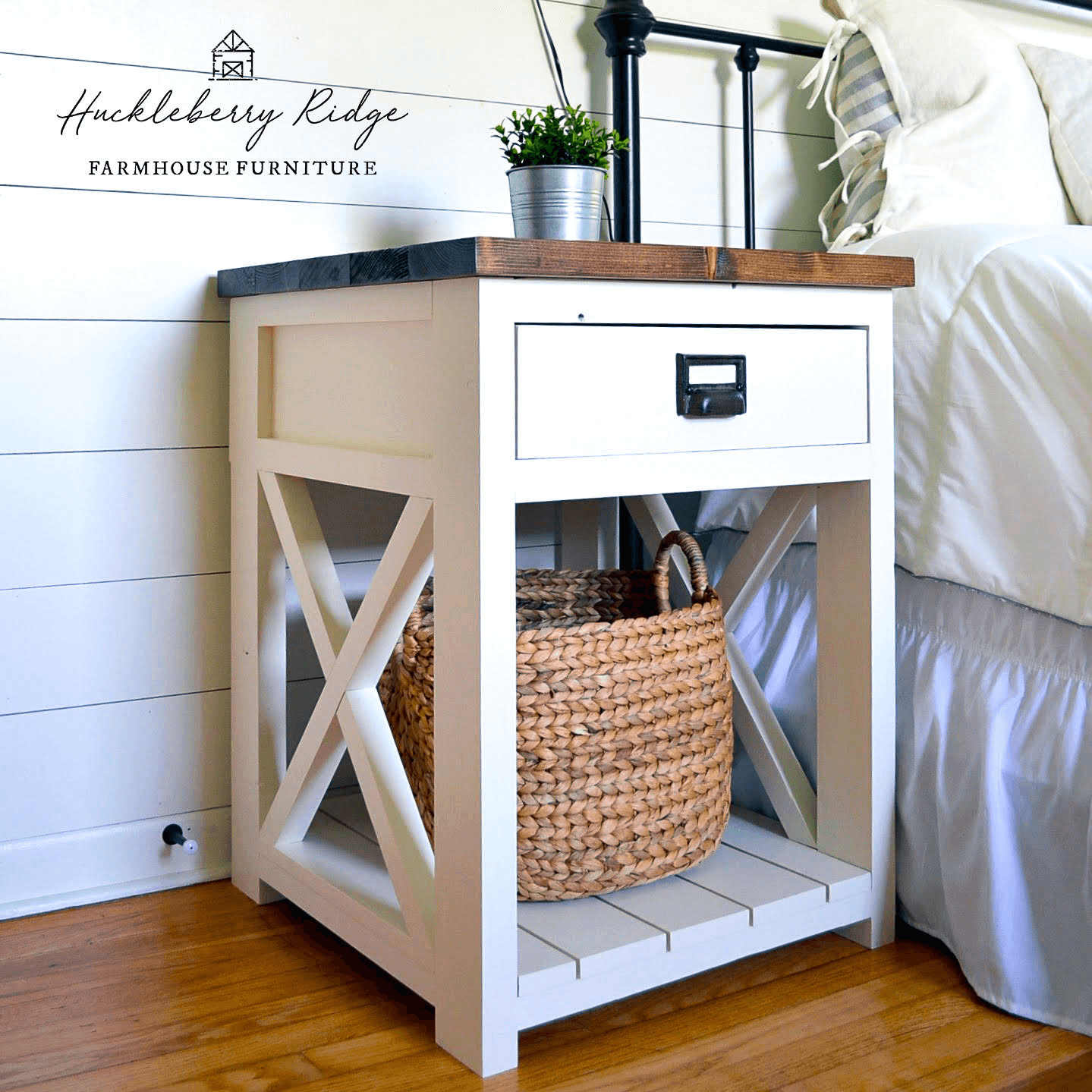 Farmhouse Nightstand Handmade Haven