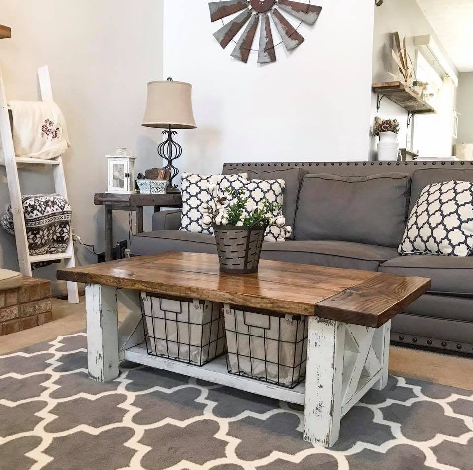 Chunk Farmhouse Coffee Table Plans