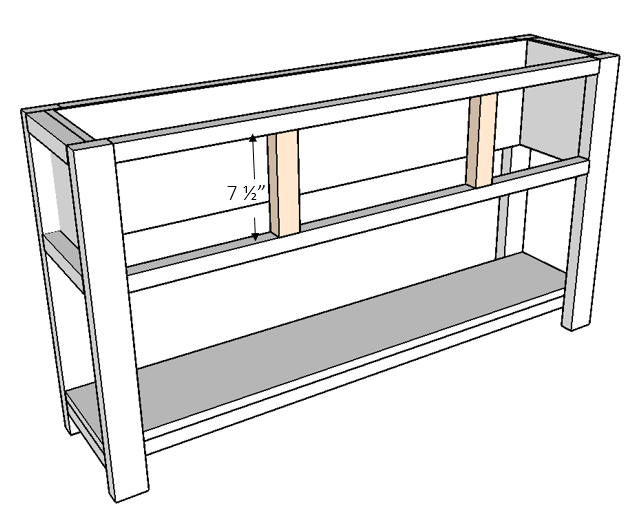 Three Drawer Console Plans