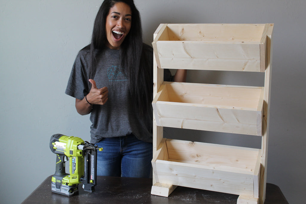 DIY Produce Stand for the home kitchen