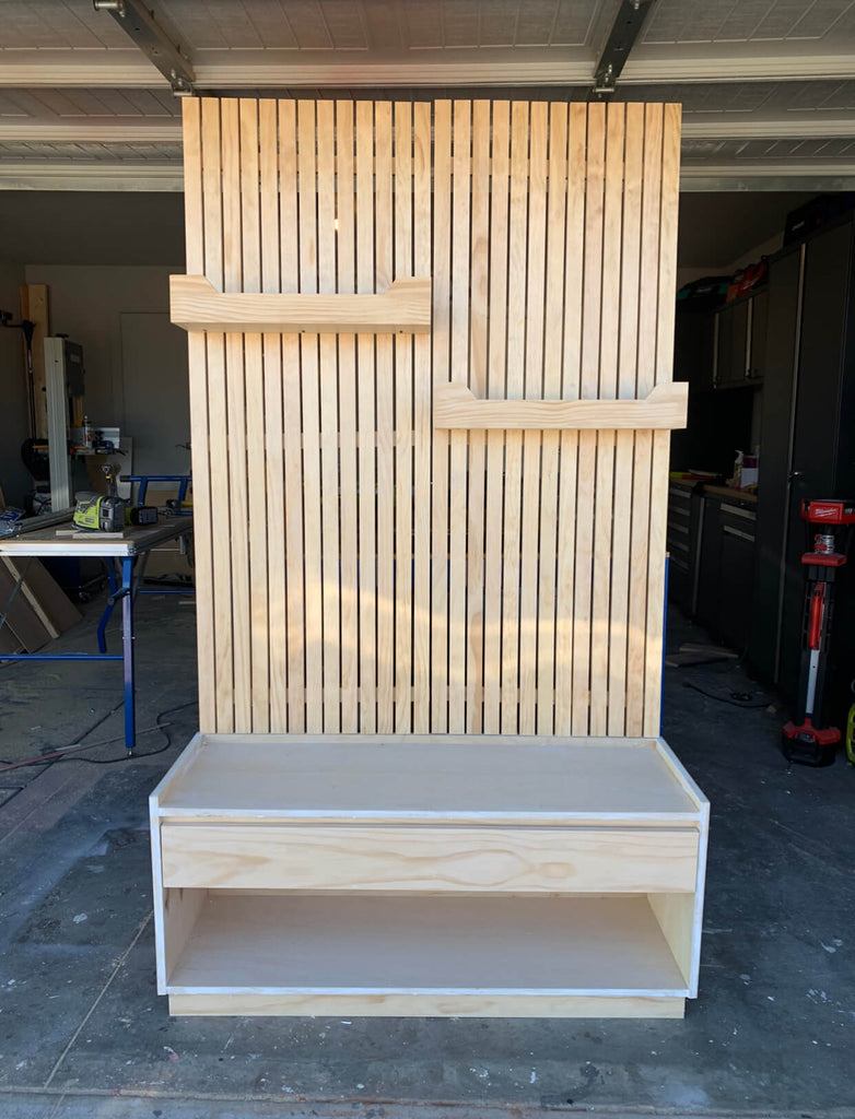 Wooden Narrow Entryway Shoe Storage Cabinet — Rickle.