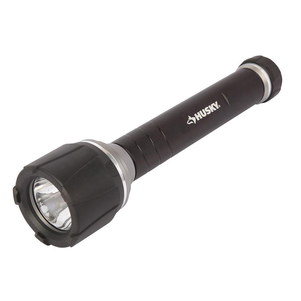 Husky 500 Lumen Unbreakable Aluminum Flashlight 