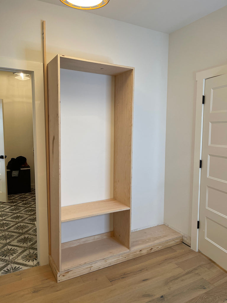 DIY Custom Coat & Shoe Closet - The Nomad Studio