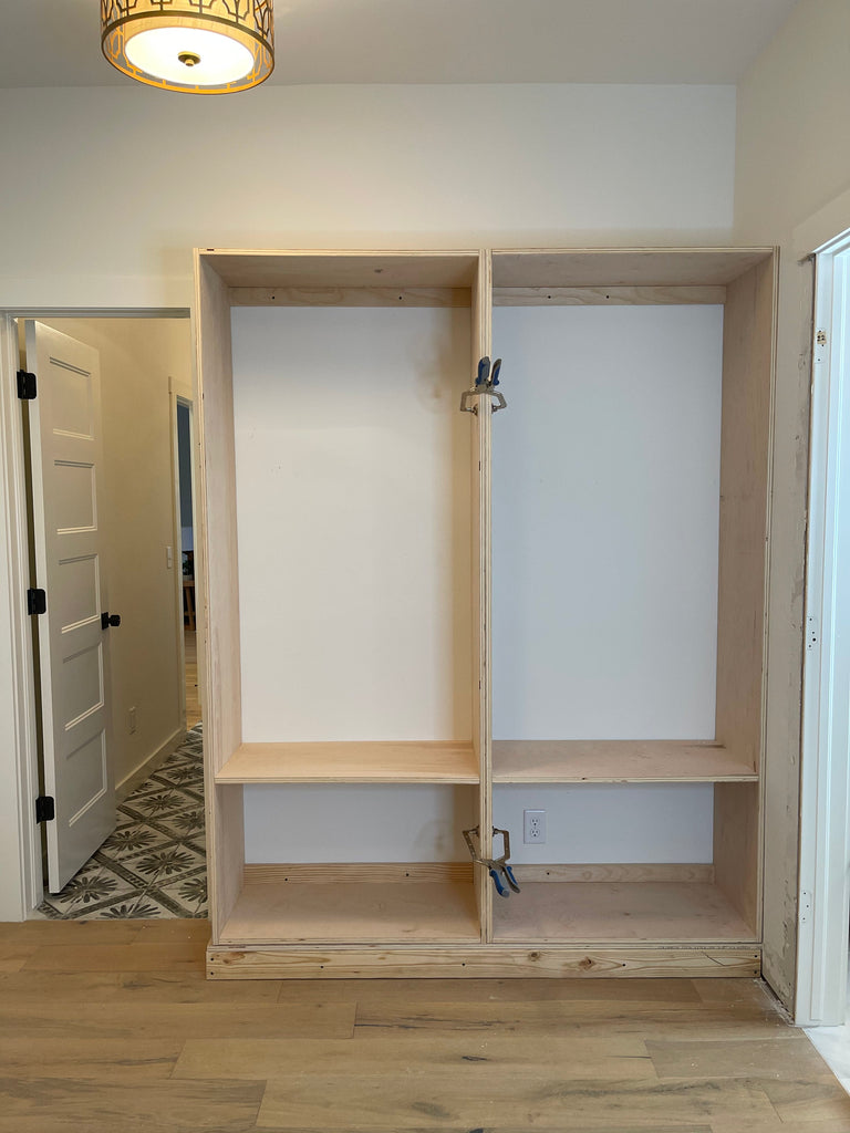 DIY Custom Coat & Shoe Closet - The Nomad Studio