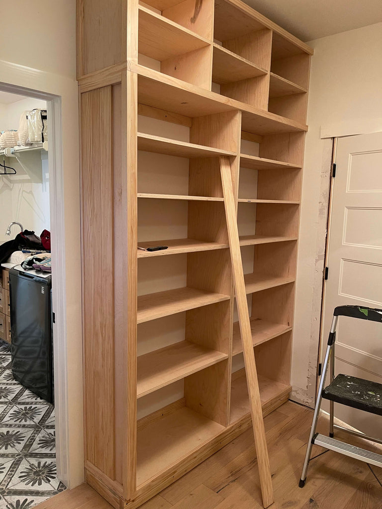 Adding fluted casing to master closet built in