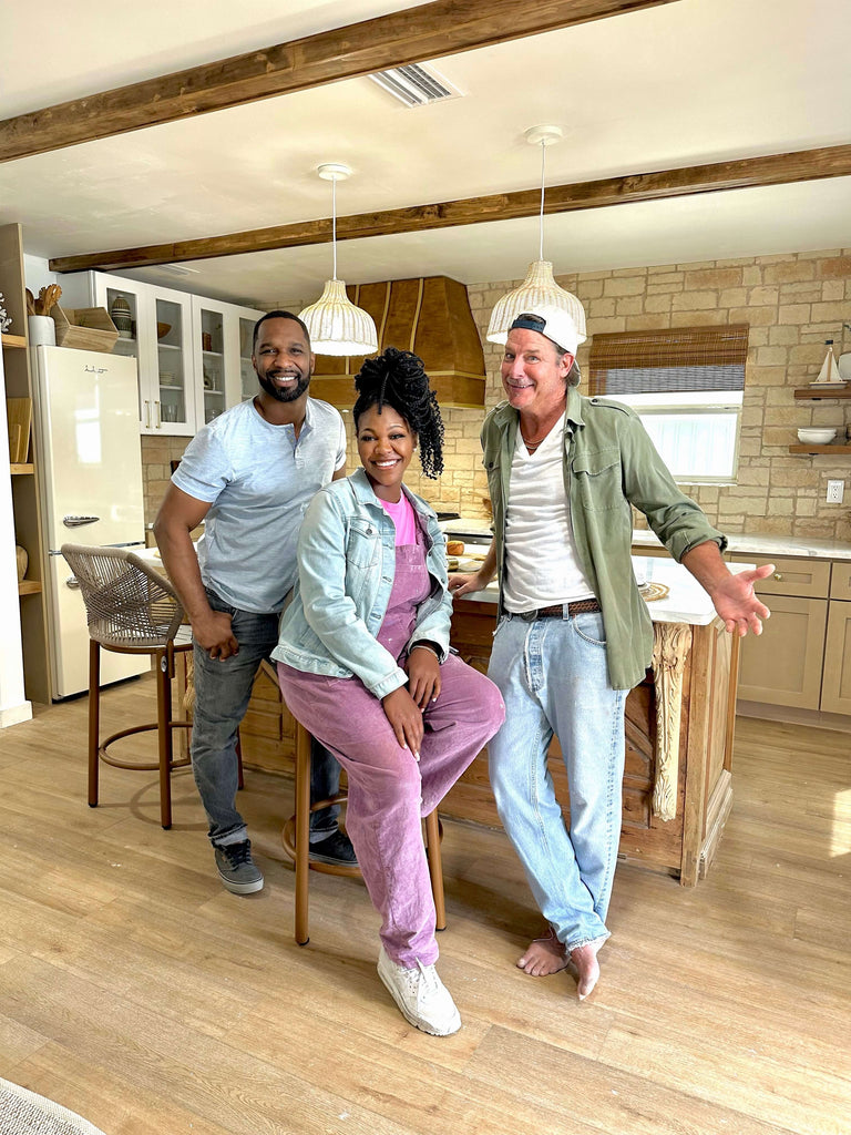 Ashley Basnight Ty Pennington and Steve Lewis Battle on the Beach Kitchen Winners