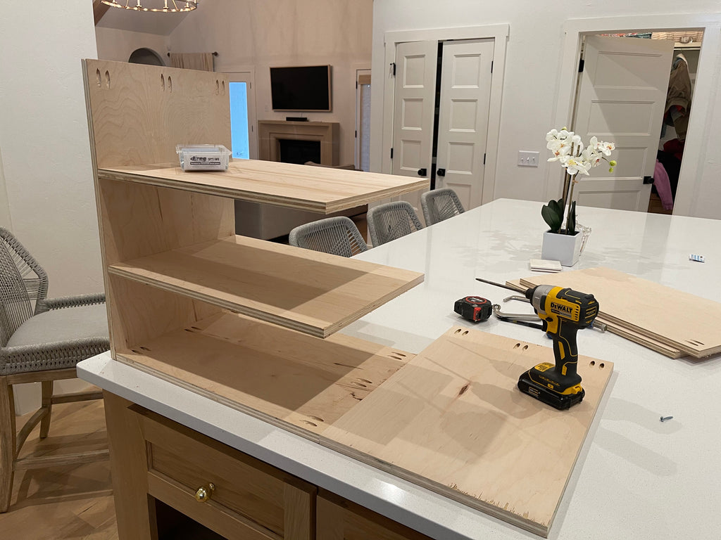 Building Shelves with pocket holes