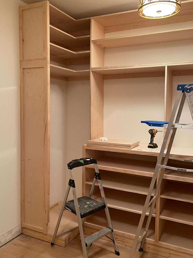 Building a DIY Master Closet