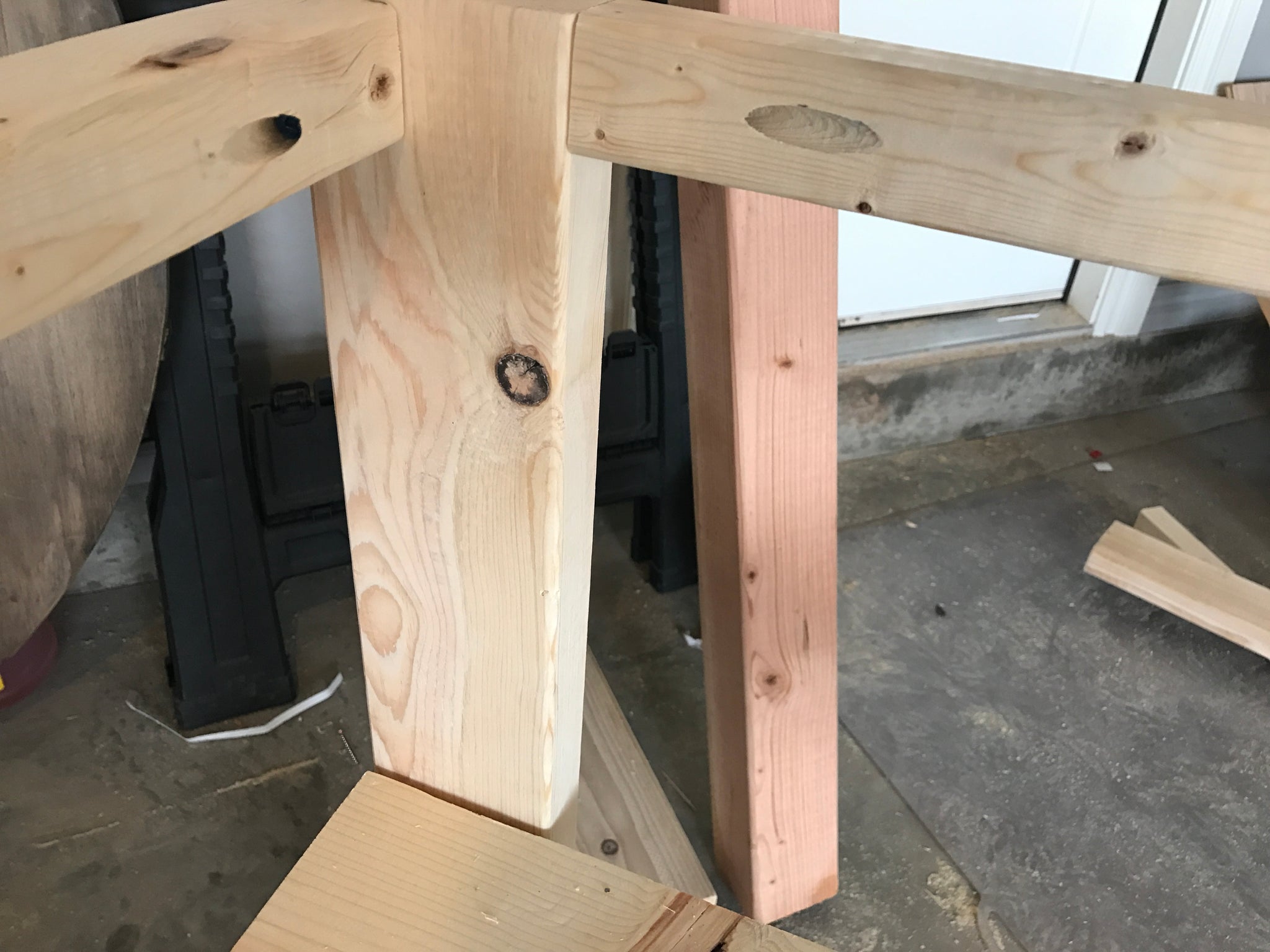 Pocket Hole Joinery for a X console table