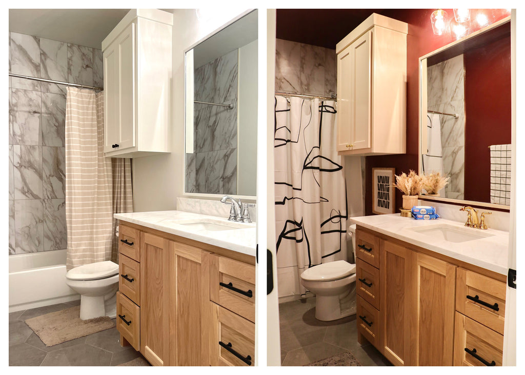Guest Bathroom Before and After