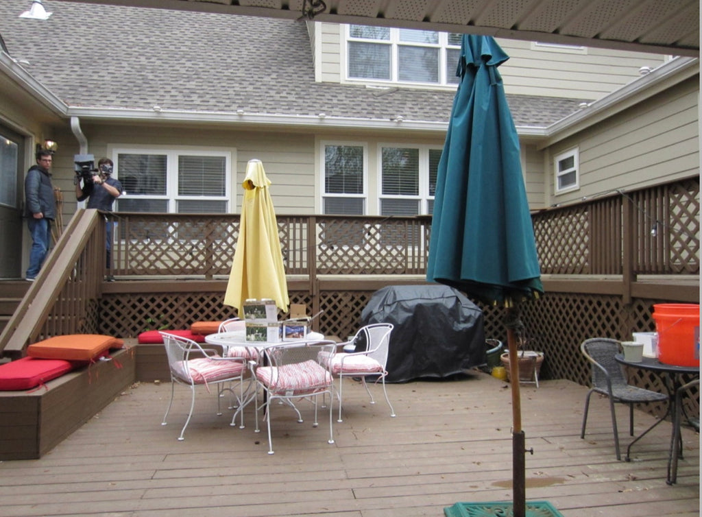 Patio Deck Makeover