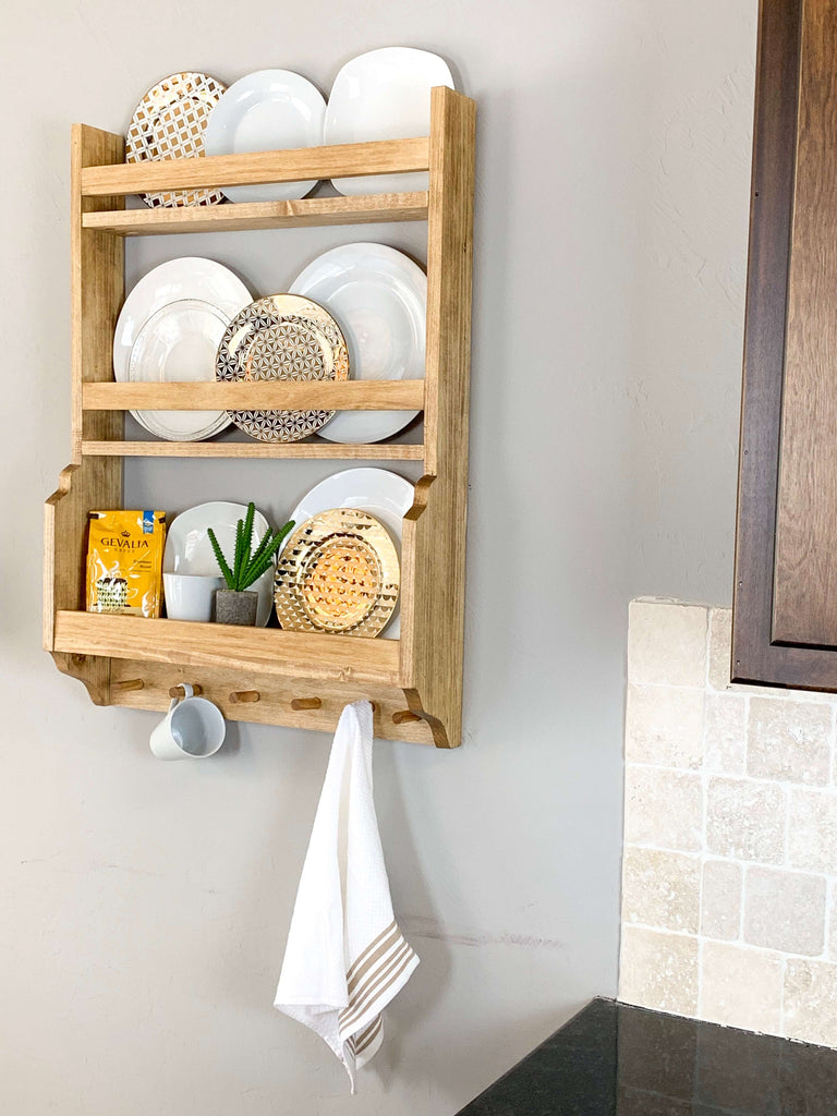 DIY Plate Rack