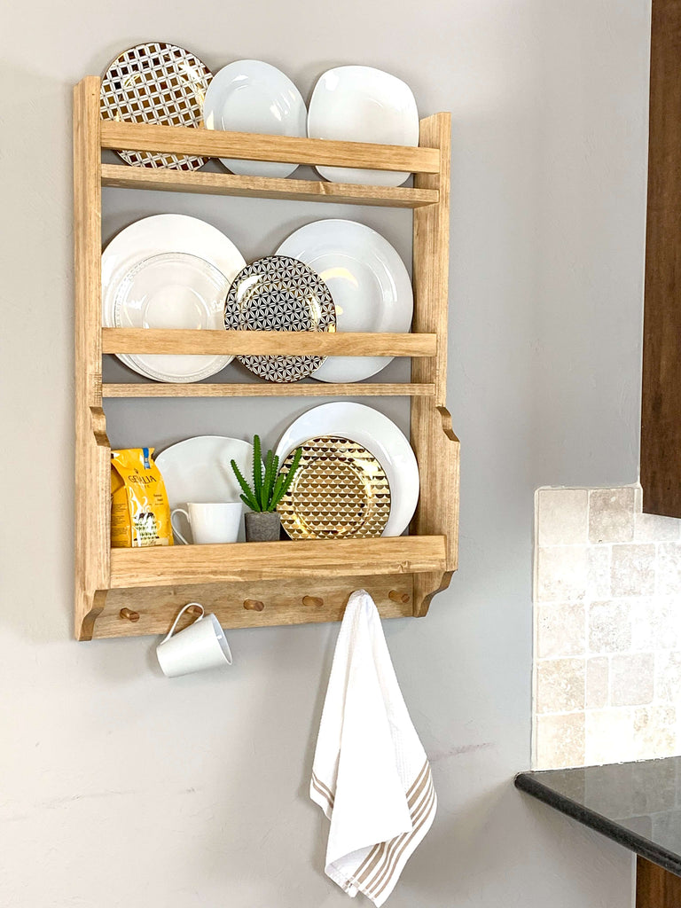 Diy Plate Rack Handmade Haven