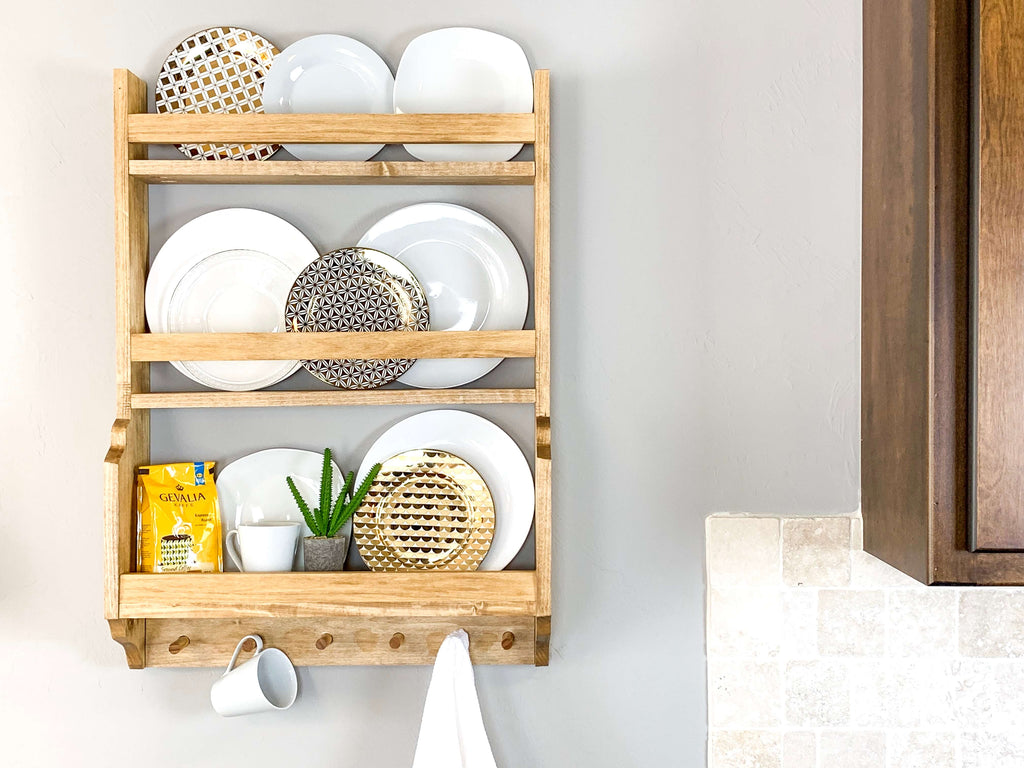 DIY Plate Rack