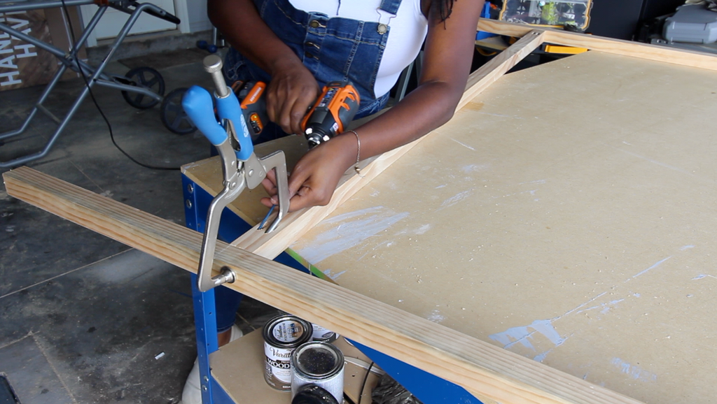 DIY Leather Woven Headboard