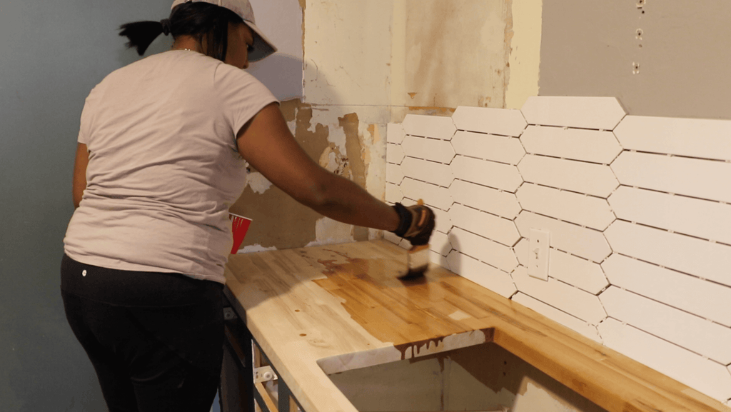 Sealing Butcher Block countertops with tung oil