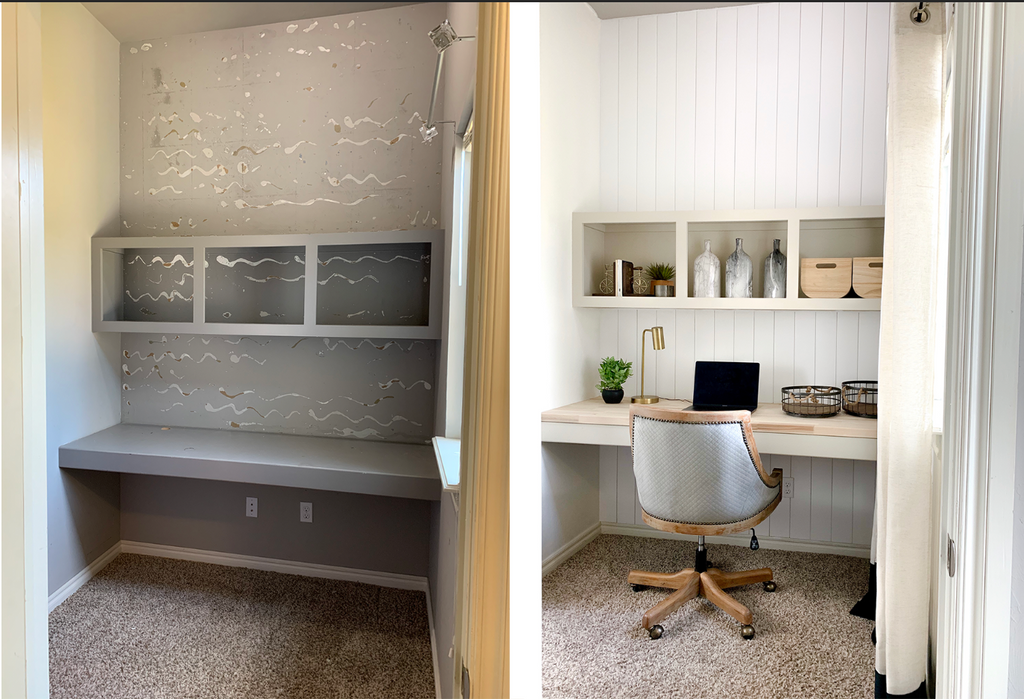 Home Office Nook In Living Room