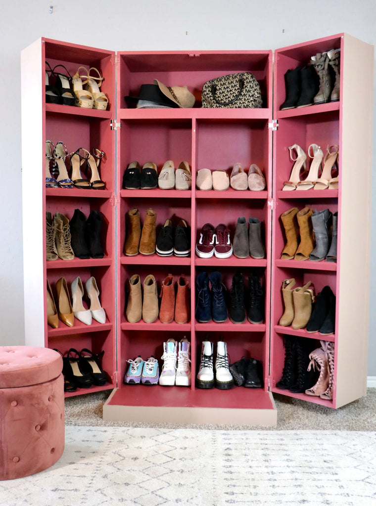 How to Build a Shoe Rack for Your Closet