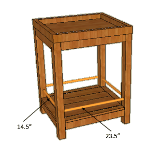 DIY Bar Cart Plans