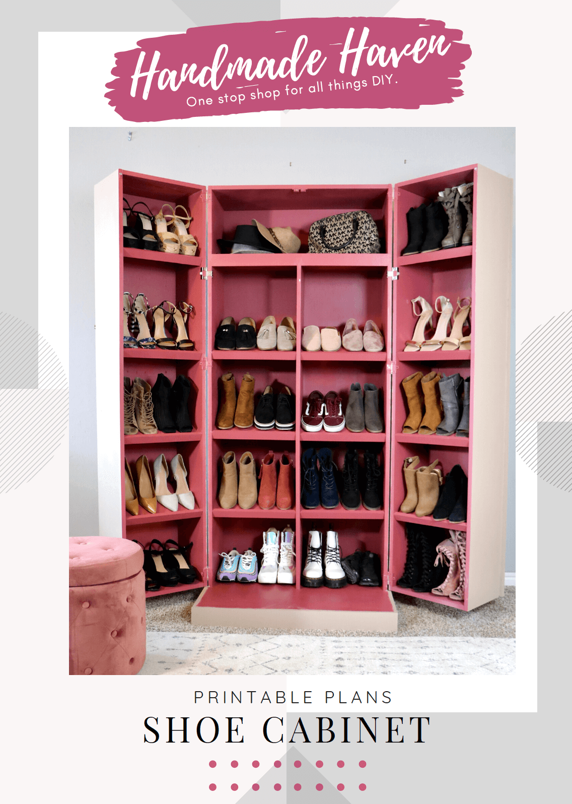 diy shoe cabinet