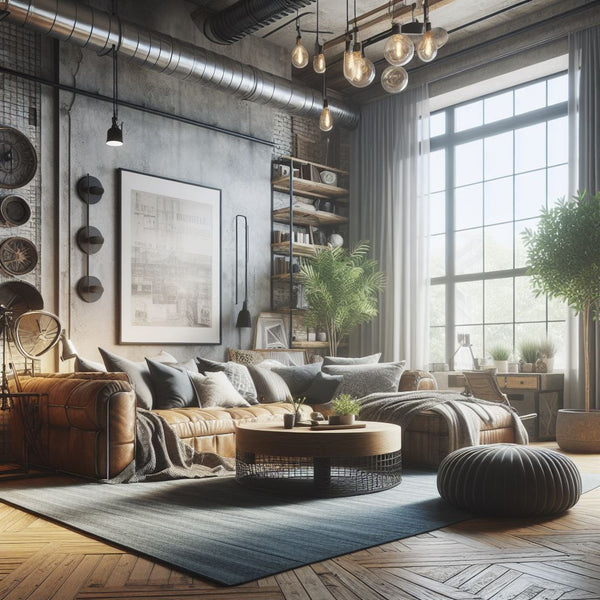 industrial interior livingroom design