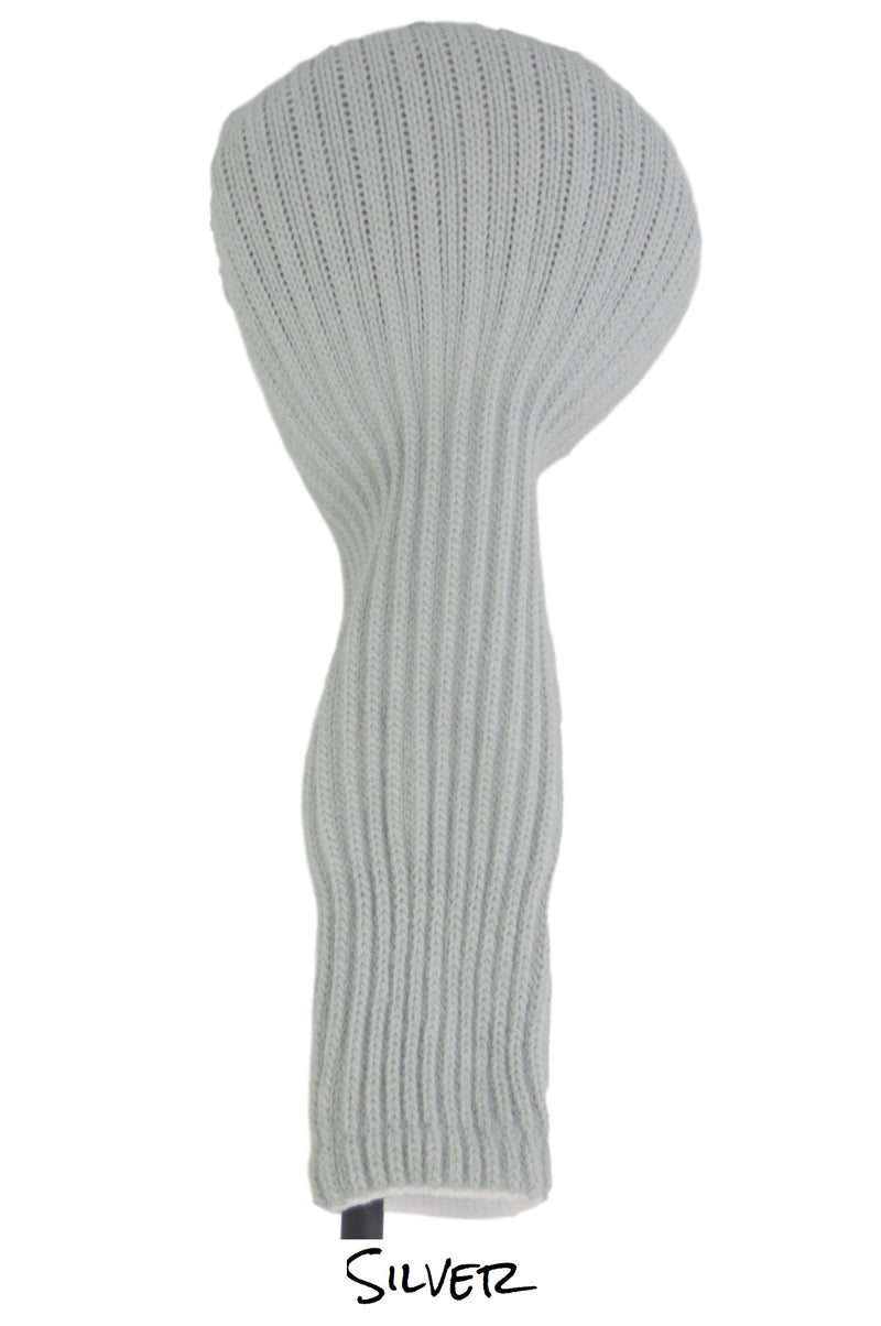 Club Sock Golf Headcovers | Silver | Peanuts and Golf