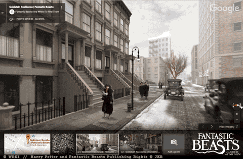 Google Street View fantastic beasts