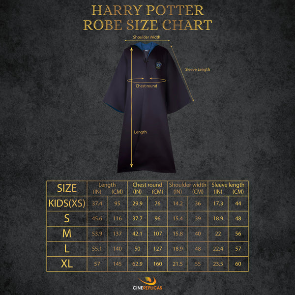 Harry Potter Kids Deluxe Ravenclaw Robe Costume  Harry potter kids, Harry  potter accessories, Unisex robe