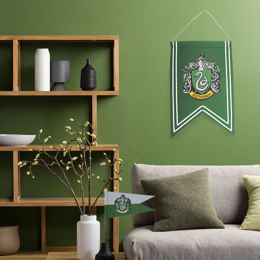 Harry Potter Decoration Slytherin Banner Flag Set